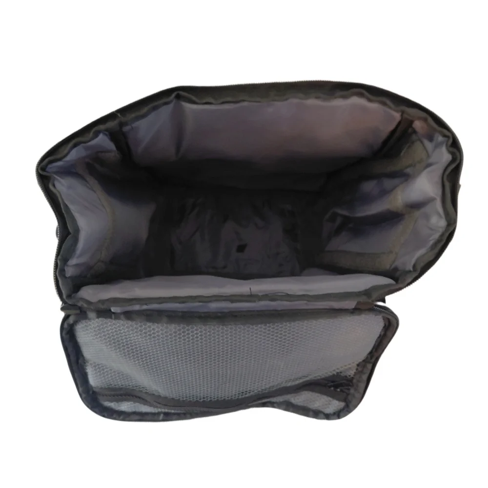 Gray and Black Pet Carrier Dog Park Picnic Travel Bag